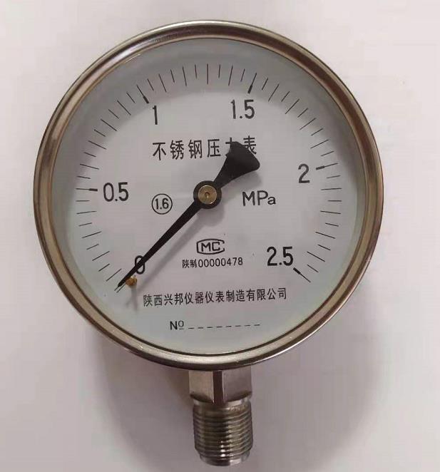 不銹鋼壓力表，YTF-60/100/150,1.0級(jí),1.6級(jí)，-0.1-0-100MPA