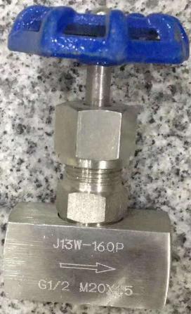 壓力表針型閥，J13W-160P,DN5,M20*1.5